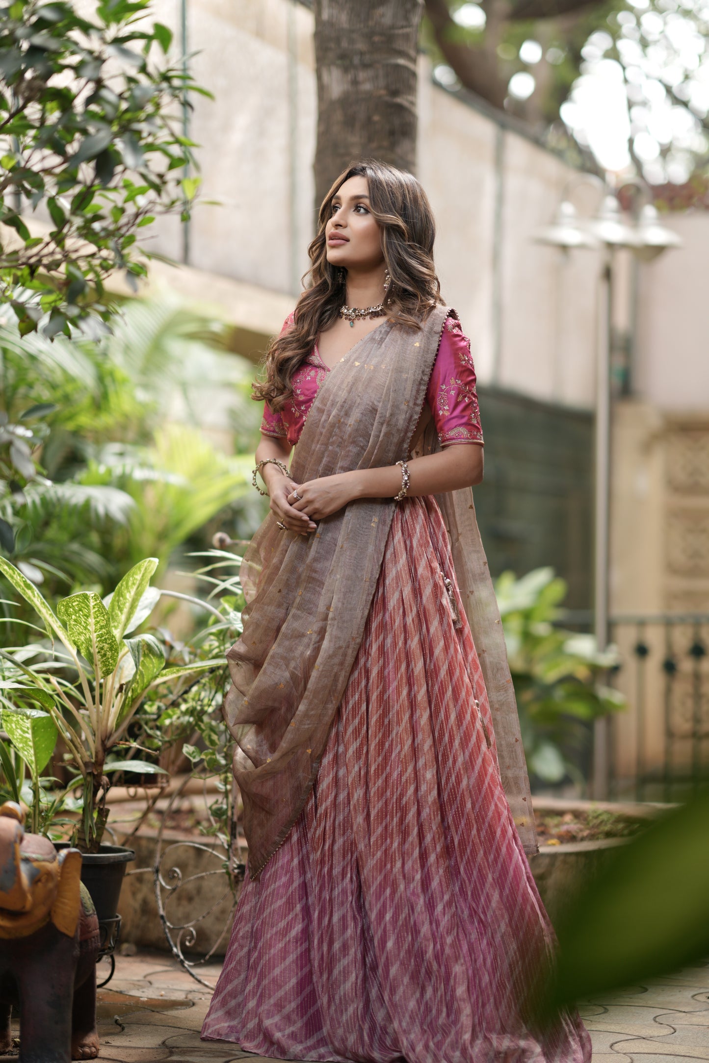 GUL LEHENGA SET