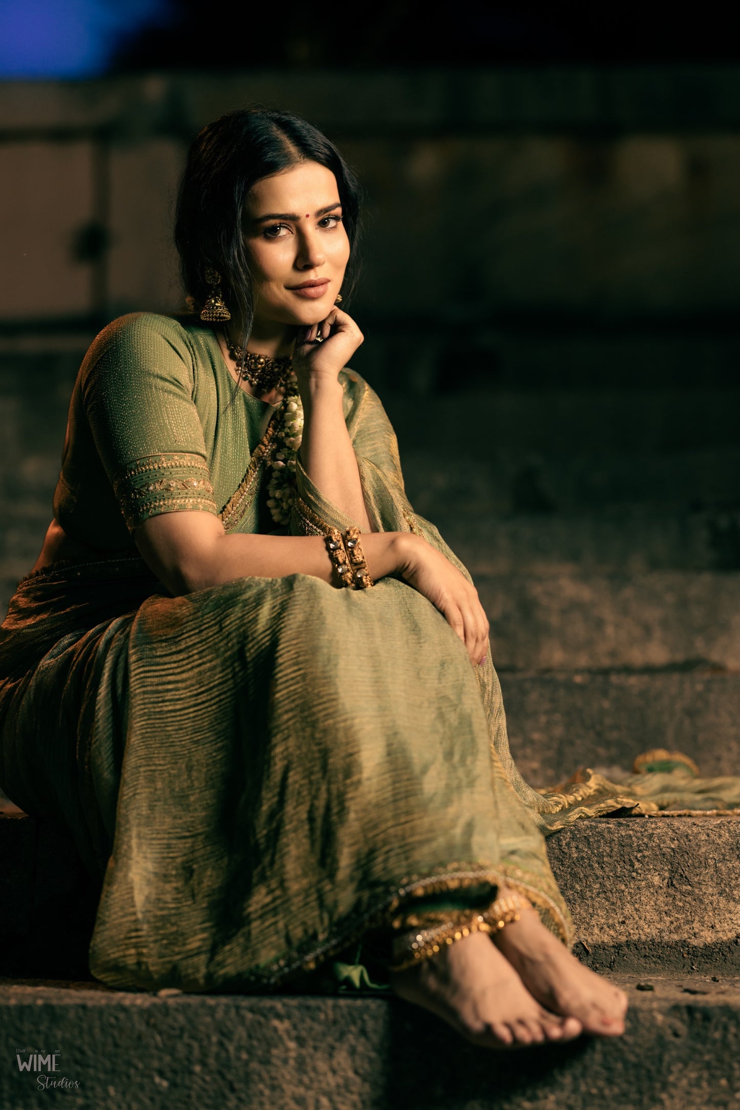 PANNA SAREE SET