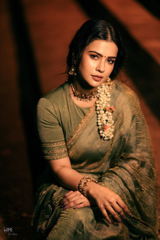 PANNA SAREE SET